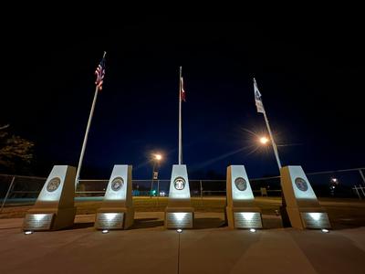 Memorial Park at Night